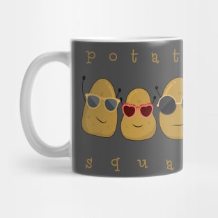 Funny Potato Squad Shirt - Sunglasses Potatoes Friends Mug